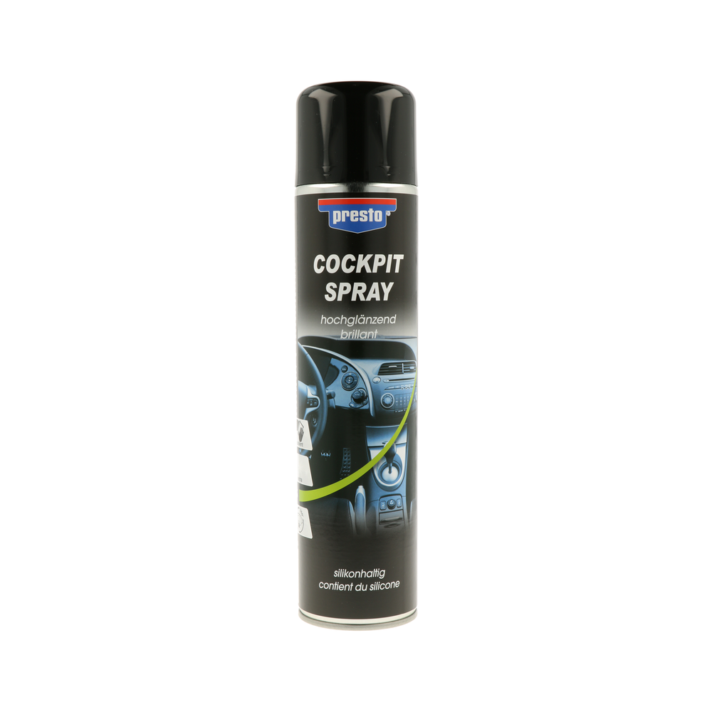 Kunststoffpflegemittel PRESTO 383243 Cockpitspray hochglänzend 600 ml für