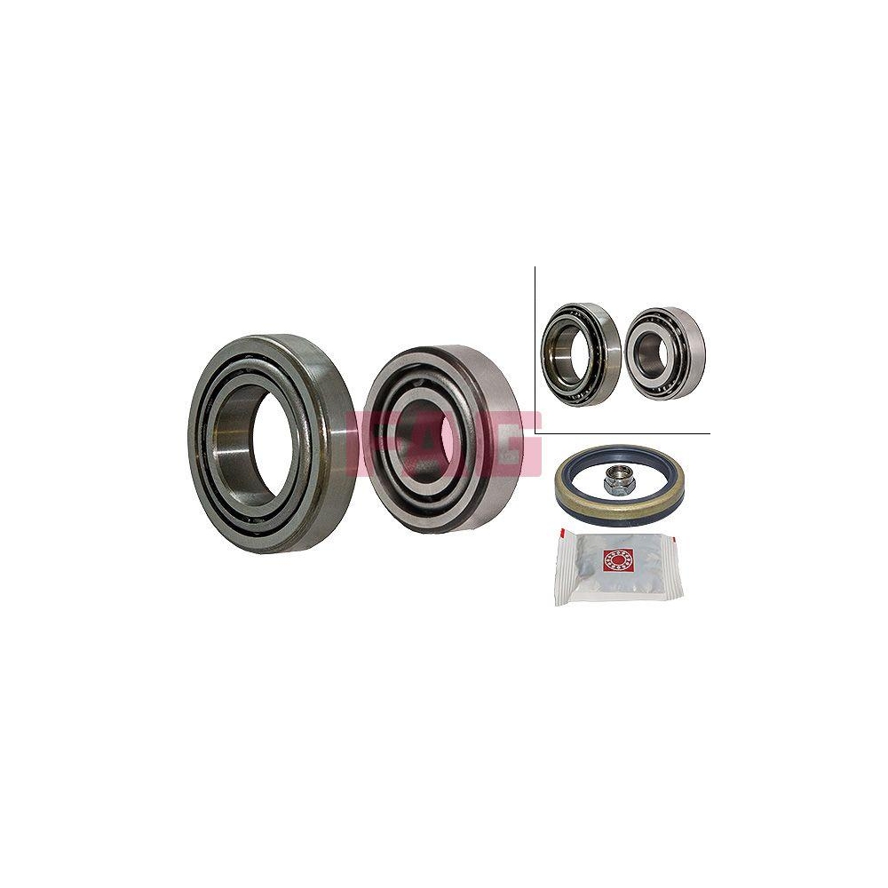 Radlagersatz Schaeffler FAG 713 6152 10 f&uuml;r MAZDA KIA, Hinterachse