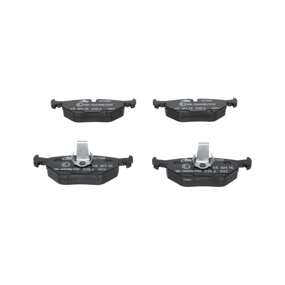 Bremsbelagsatz, Scheibenbremse ATE 13.0460-7090.2 f&uuml;r BMW, Hinterachse