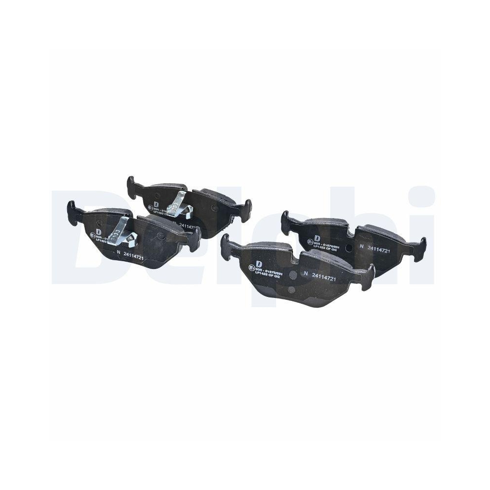 DELPHI LP1423 Bremsbelagsatz, Scheibenbremse für BMW MG ROVER SAAB ROEWE (SAIC)