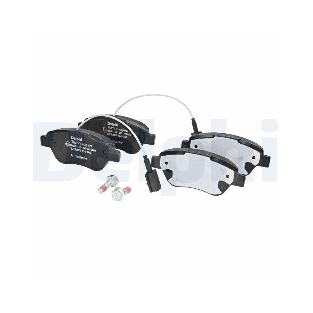 DELPHI LP2276 Bremsbelagsatz, Scheibenbremse f&uuml;r CITRO&Euml;N FIAT PEUGEOT ABARTH