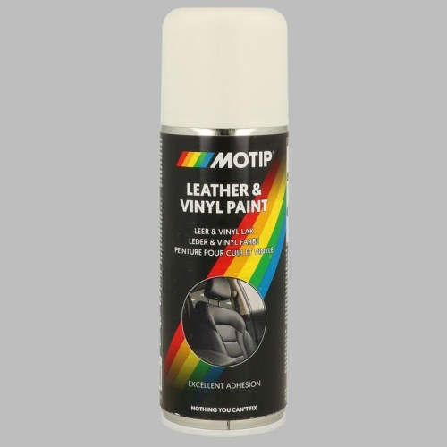 Lederpflegemittel MOTIP 04235 Leder & Vinyl Farbe RAL 9010 reinwei&szlig; 200 ml f&uuml;r