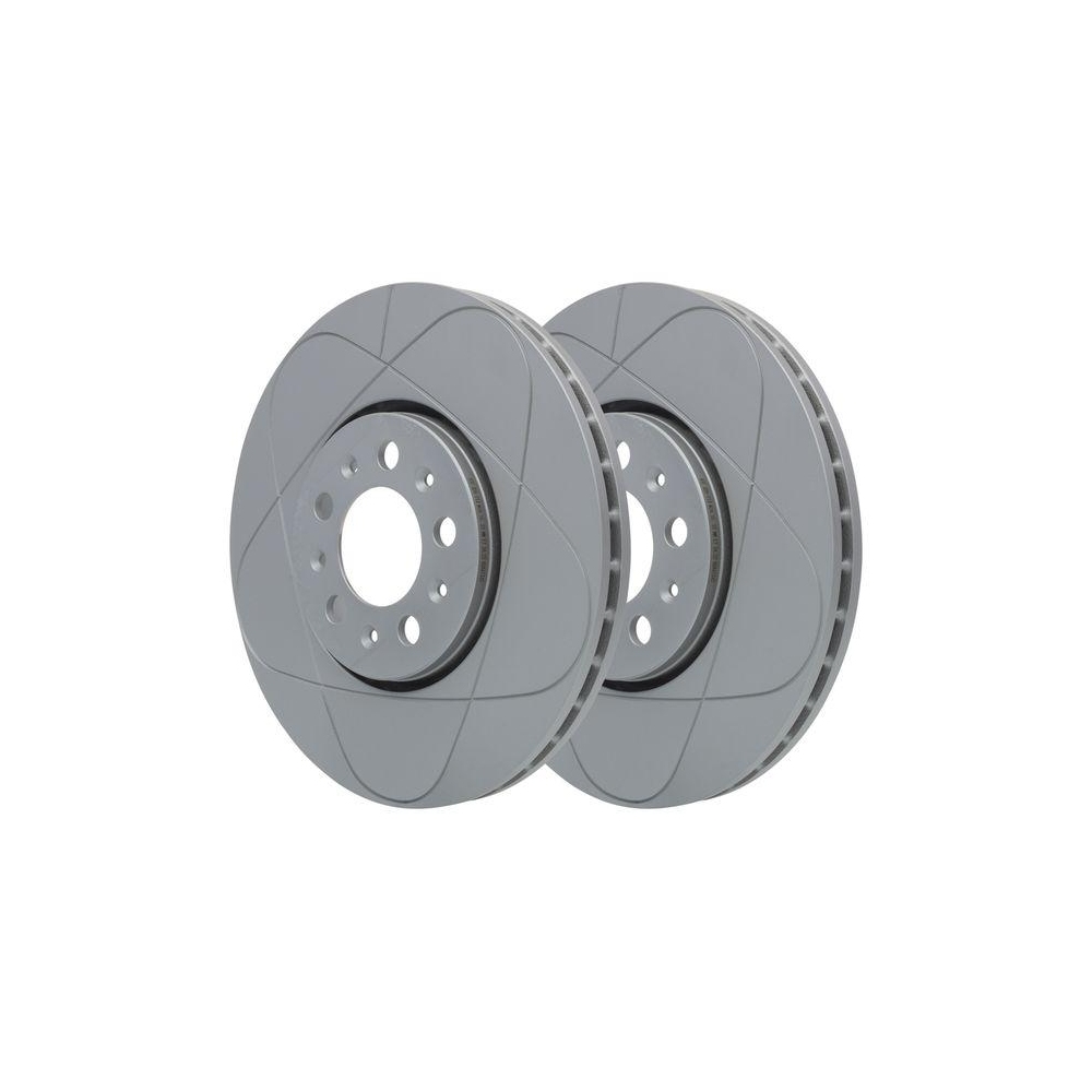 Bremsscheibe ATE 24.0325-0113.1 PowerDisc f&uuml;r SEAT SKODA VAG, Vorderachse