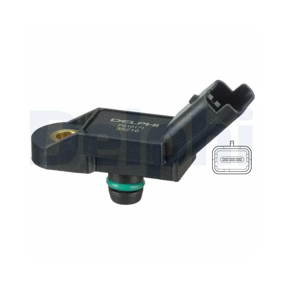 DELPHI PS10171 Sensor, Ladedruck f&uuml;r CITRO&Euml;N FIAT LANCIA PEUGEOT