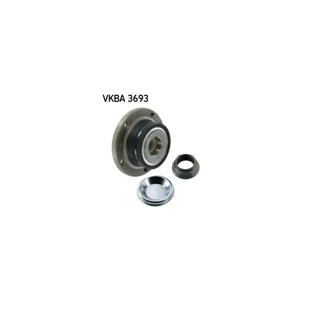 Radlagersatz SKF VKBA 3693 für PEUGEOT, Hinterachse