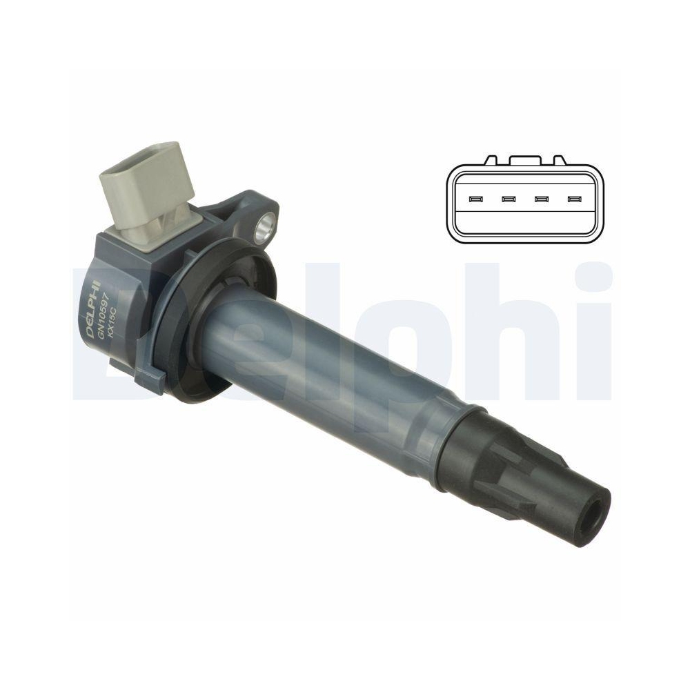 DELPHI GN10597-12B1 Z&uuml;ndspule f&uuml;r DAIHATSU
