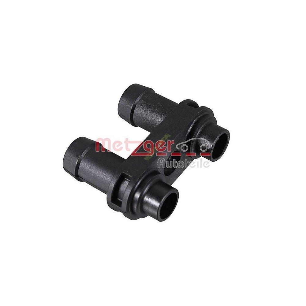 K&uuml;hlmittelrohrleitung METZGER 4010584 f&uuml;r AUDI SEAT SKODA VW, am W&auml;rmetauscher