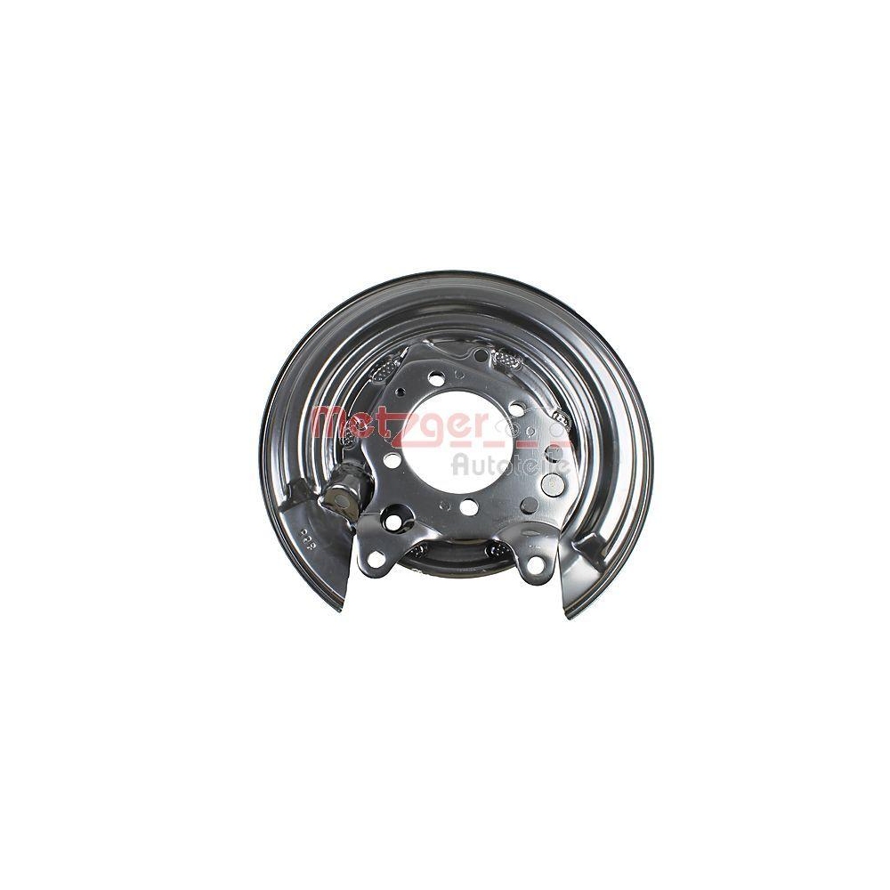 Spritzblech, Bremsscheibe METZGER 6115243 f&uuml;r TOYOTA, Hinterachse links