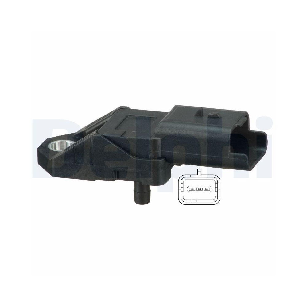 DELPHI PS10173 Sensor, Ladedruck f&uuml;r CITRO&Euml;N FIAT FORD LANCIA PEUGEOT TOYOTA