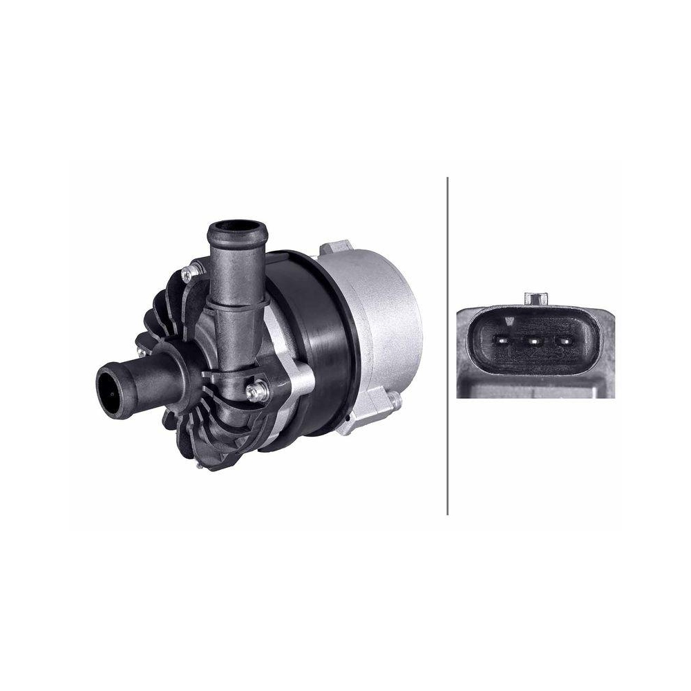 HELLA Zusatzwasserpumpe (K&uuml;hlwasserkreislauf) 8TW 358 313-331 f&uuml;r PORSCHE VW