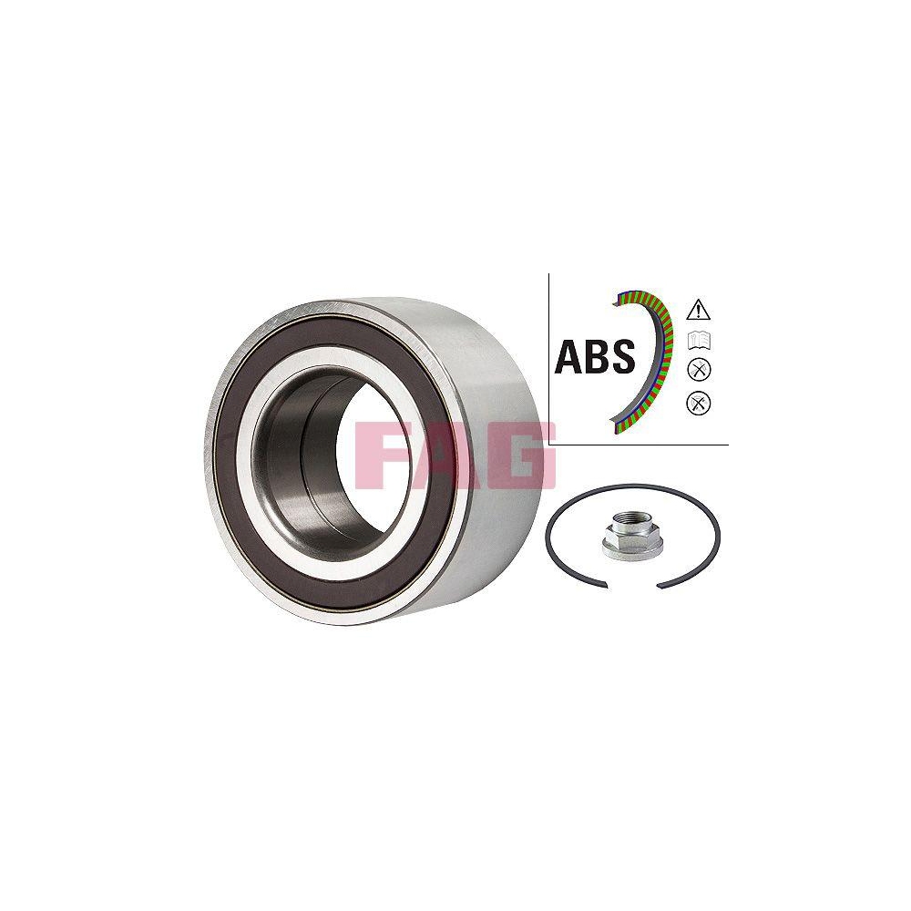 Radlagersatz Schaeffler FAG 713 6203 10 f&uuml;r ROVER LAND ROVER, Hinterachse