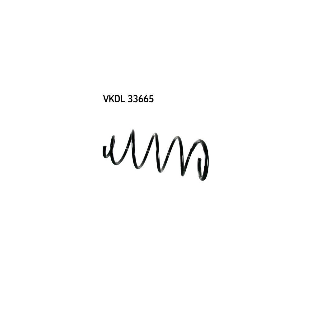 Fahrwerksfeder SKF VKDL 33665 f&uuml;r CITRO&Euml;N PEUGEOT, Vorderachse