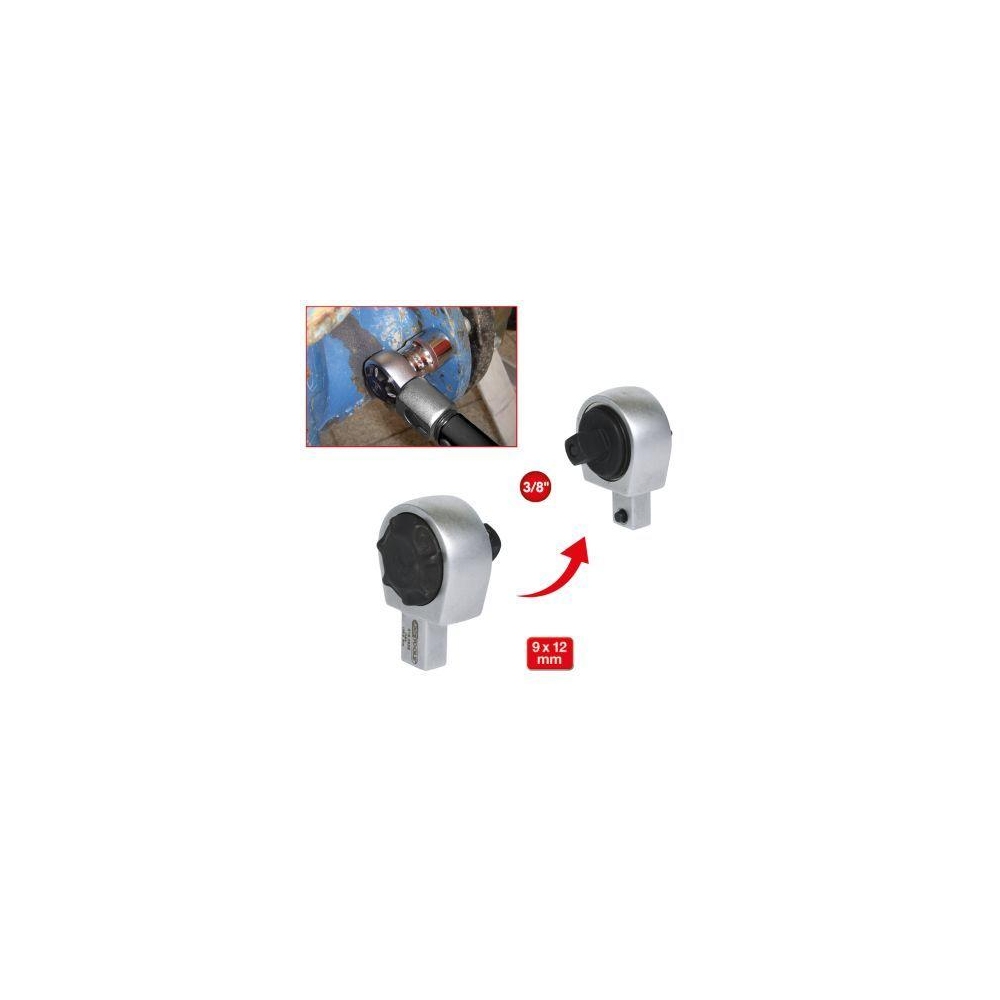 Einsteck-Umschaltratschenkopf, Drehmomentschlüssel KS TOOLS 516.2638 für