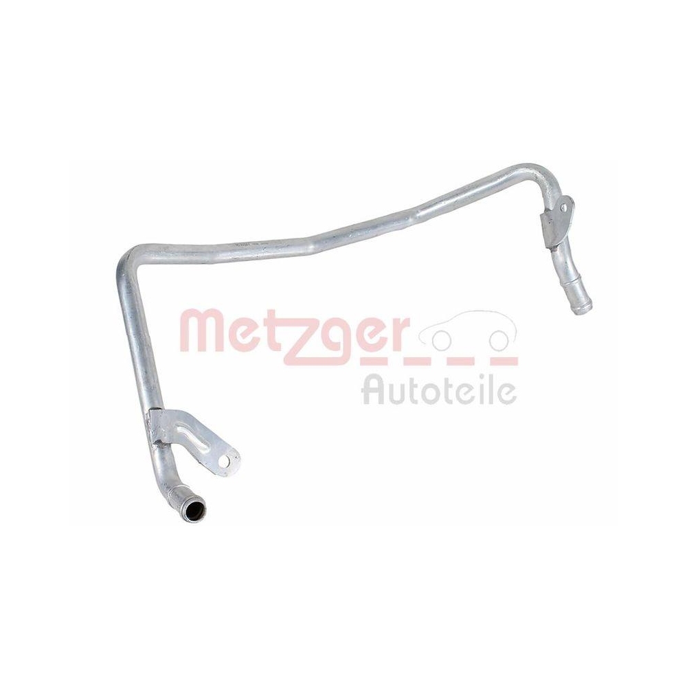 Kühlmittelrohrleitung METZGER 4010587 ORIGINAL ERSATZTEIL für AUDI, hinten links