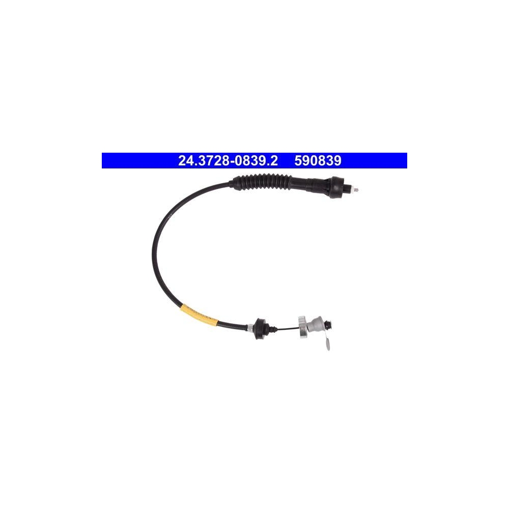 Seilzug, Kupplungsbet&auml;tigung ATE 24.3728-0839.2 f&uuml;r CITRO&Euml;N