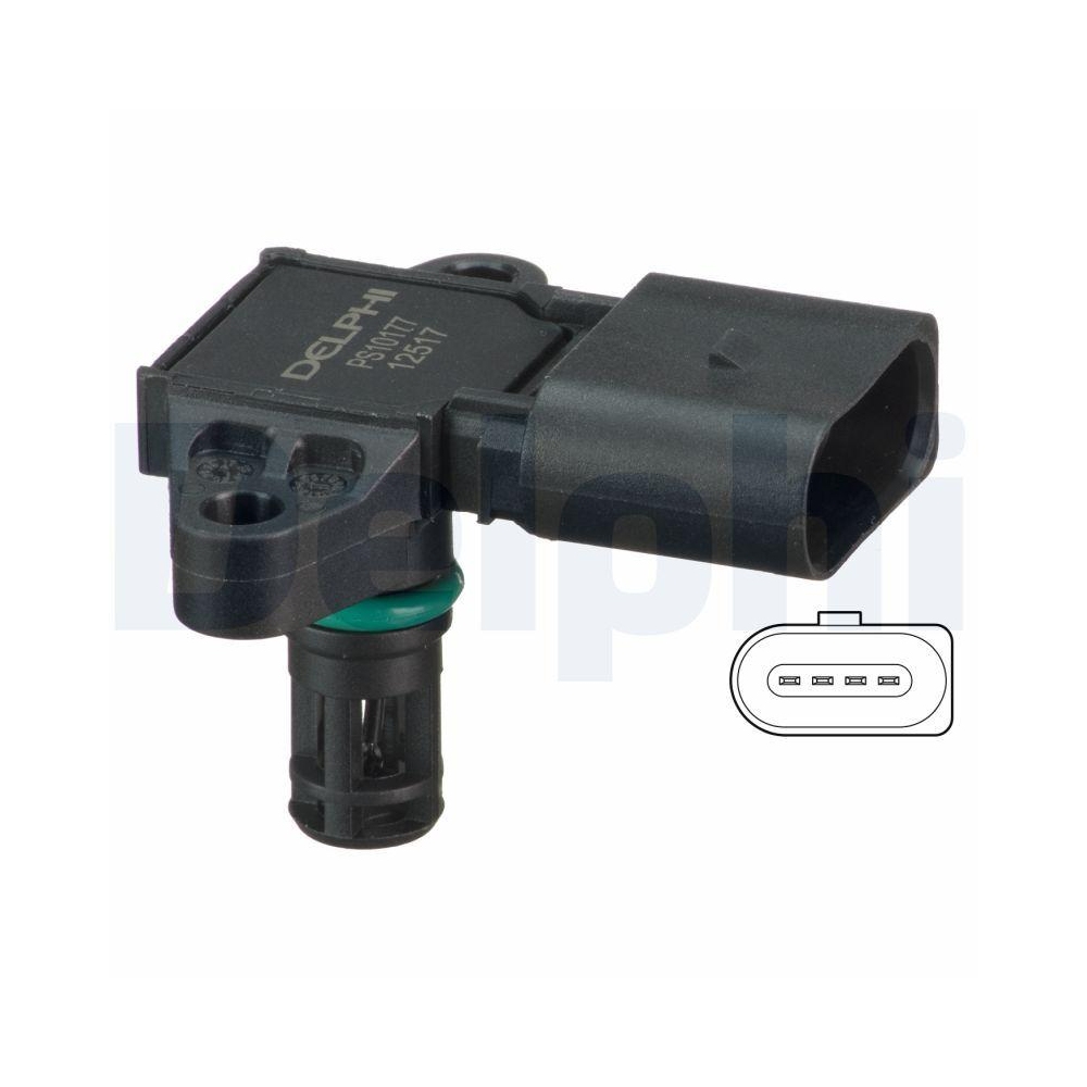 DELPHI PS10177 Sensor, Ladedruck f&uuml;r AUDI SEAT SKODA VW VAG