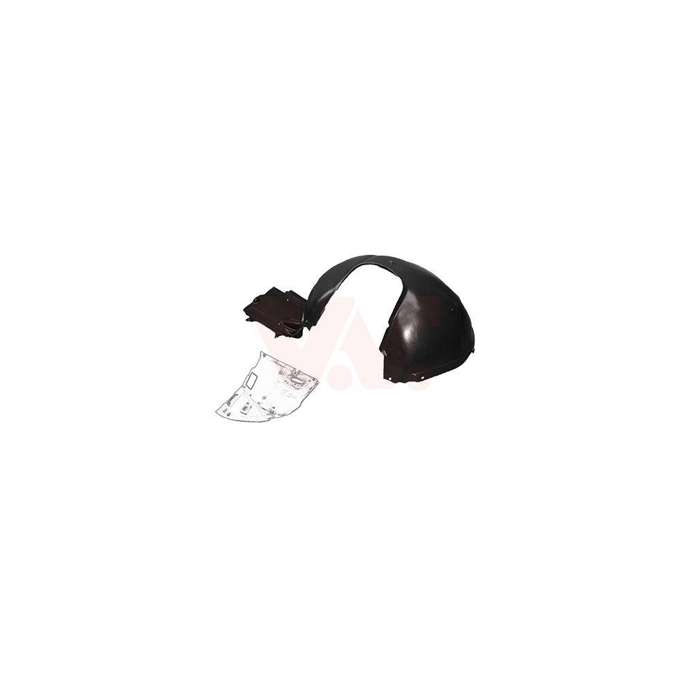 Verkleidung, Radhaus VAN WEZEL 0646433 für BMW, vorne links