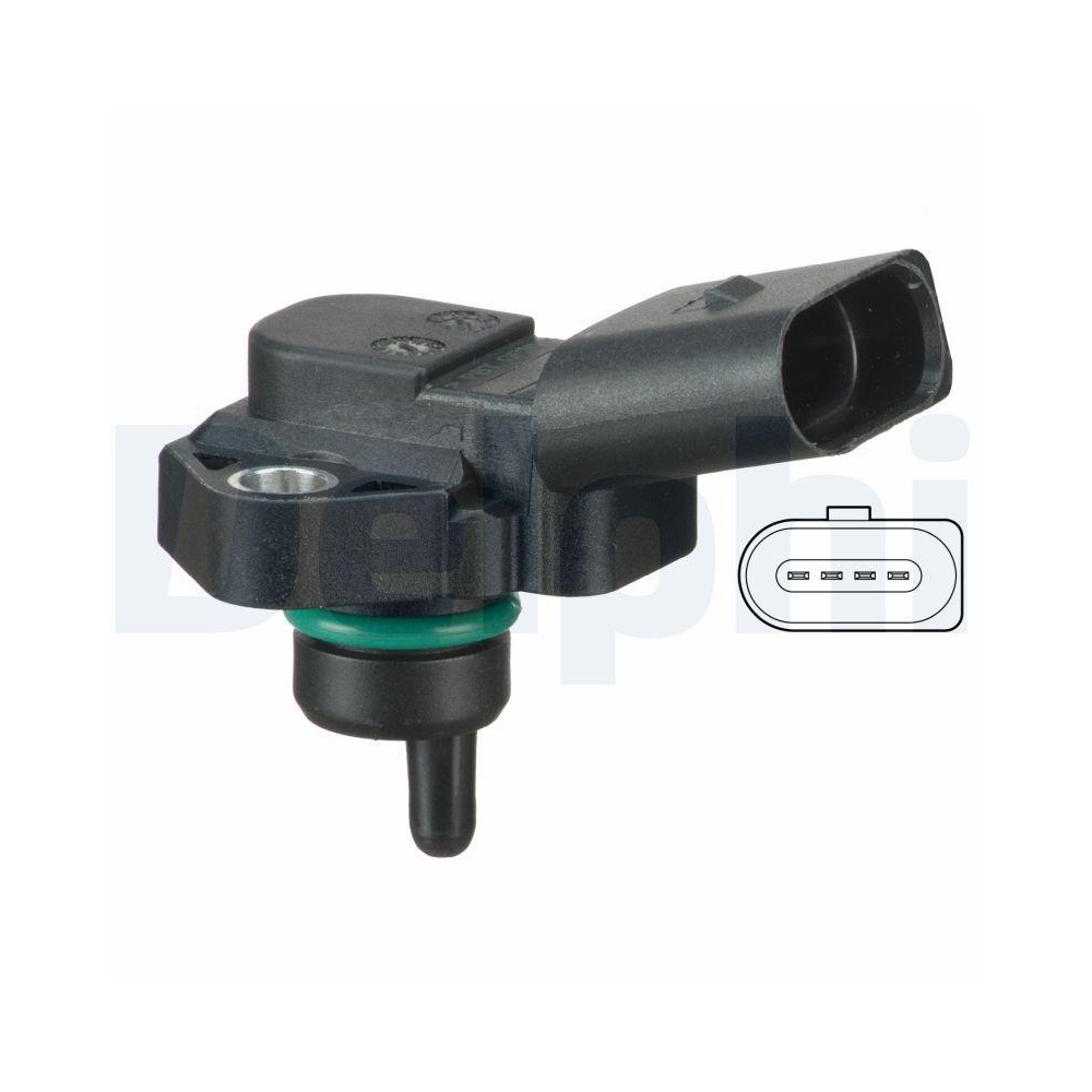 DELPHI PS10178 Luftdrucksensor, H&ouml;henanpassung f&uuml;r SEAT VW VAG