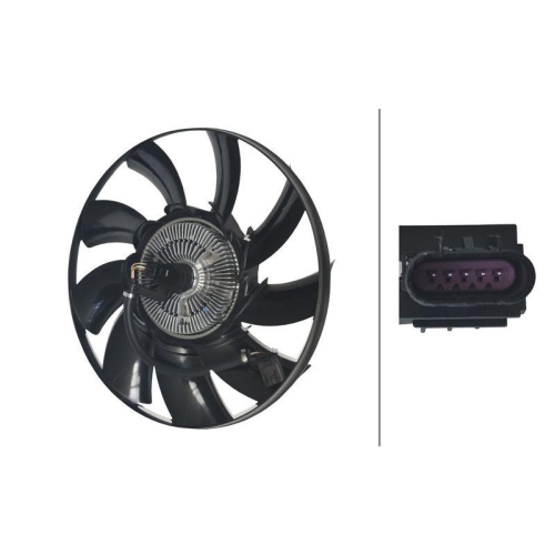 HELLA 8MV 366 438-331 L&uuml;fter, Motork&uuml;hlung f&uuml;r LAND ROVER