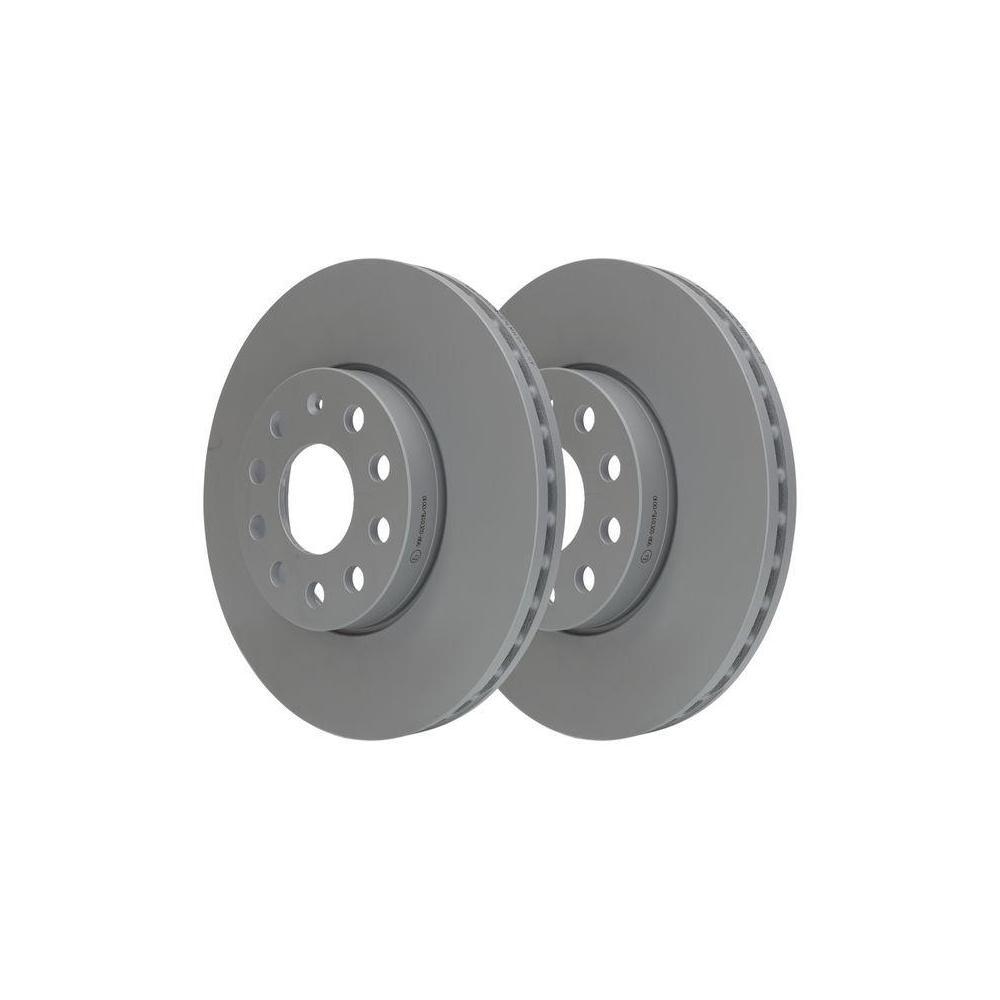 Bremsscheibe ATE 24.0125-0145.1 f&uuml;r FORD SEAT SKODA VAG, Vorderachse