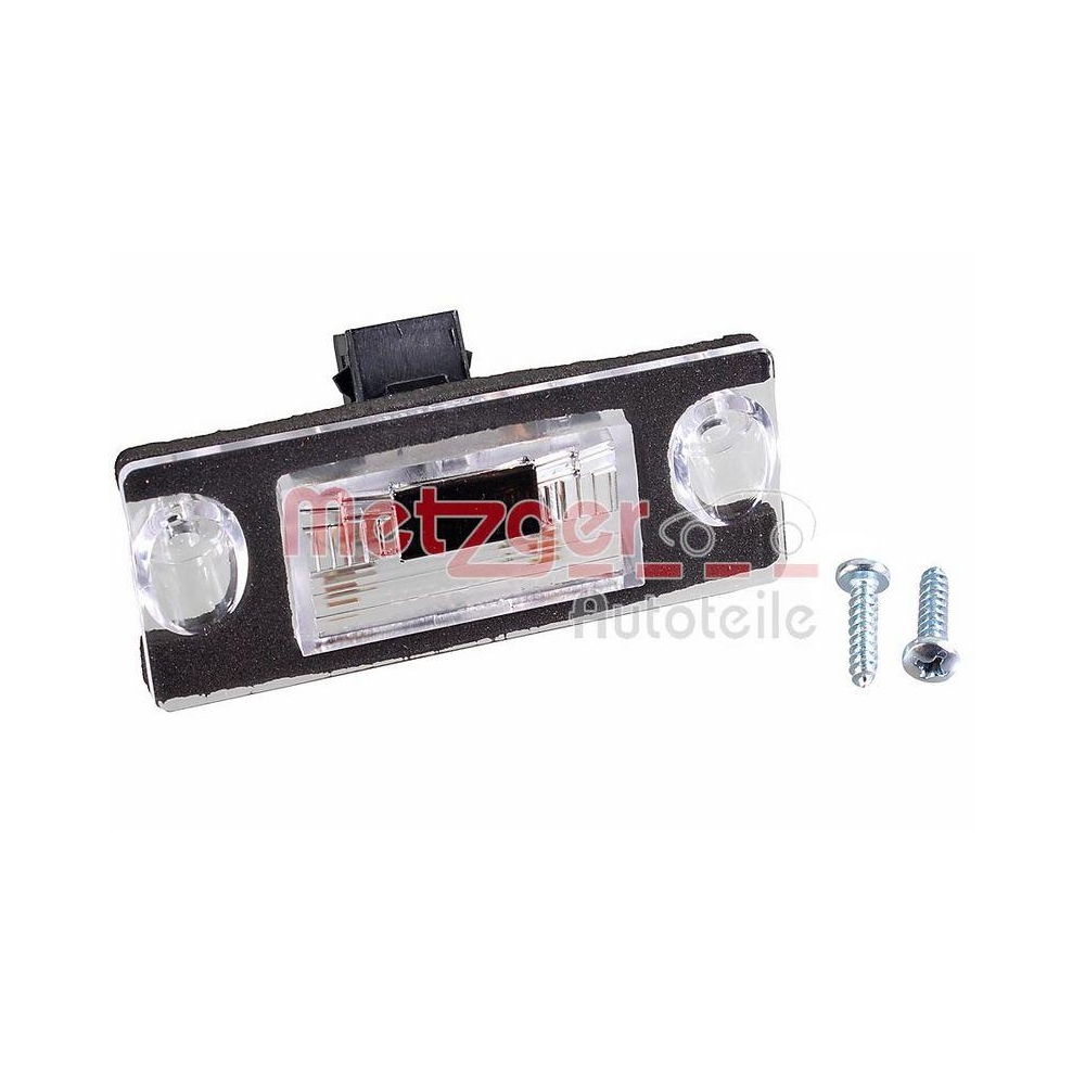 Kennzeichenleuchte METZGER 2080002 GREENPARTS für AUDI, links, rechts