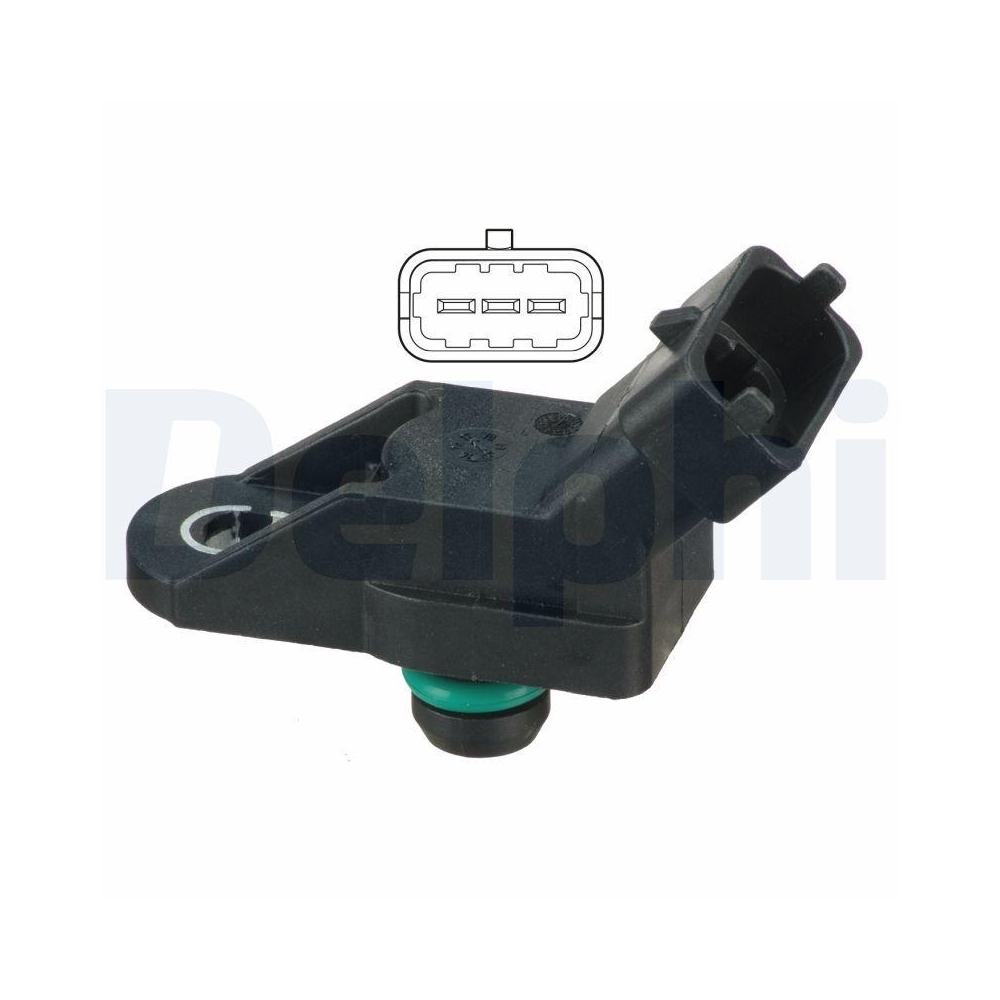 DELPHI PS10179 Sensor, Ladedruck f&uuml;r OPEL VAUXHALL GENERAL MOTORS