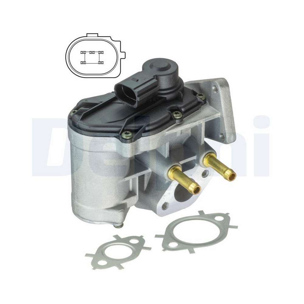 DELPHI EG10411-12B1 AGR-Ventil f&uuml;r AUDI SEAT SKODA VW VAG