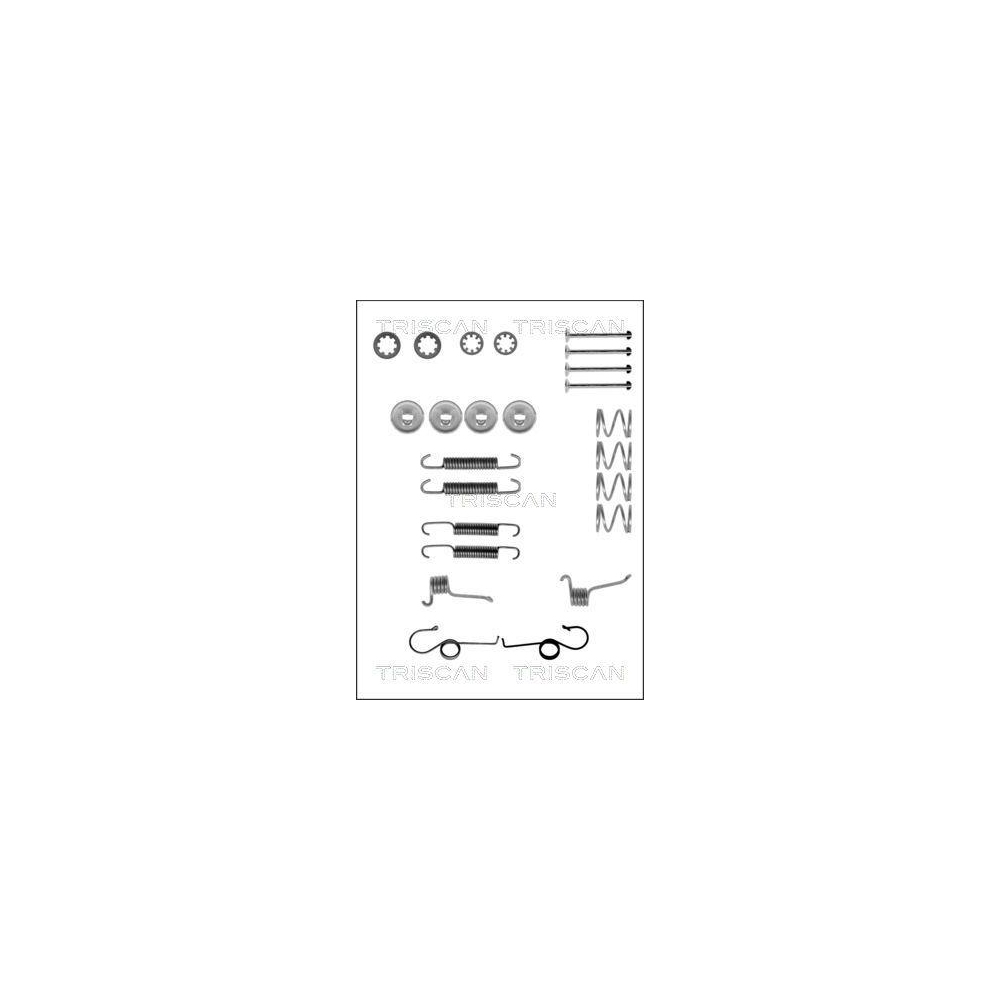Zubeh&ouml;rsatz, Bremsbacken TRISCAN 8105 162336 f&uuml;r, Hinterachse