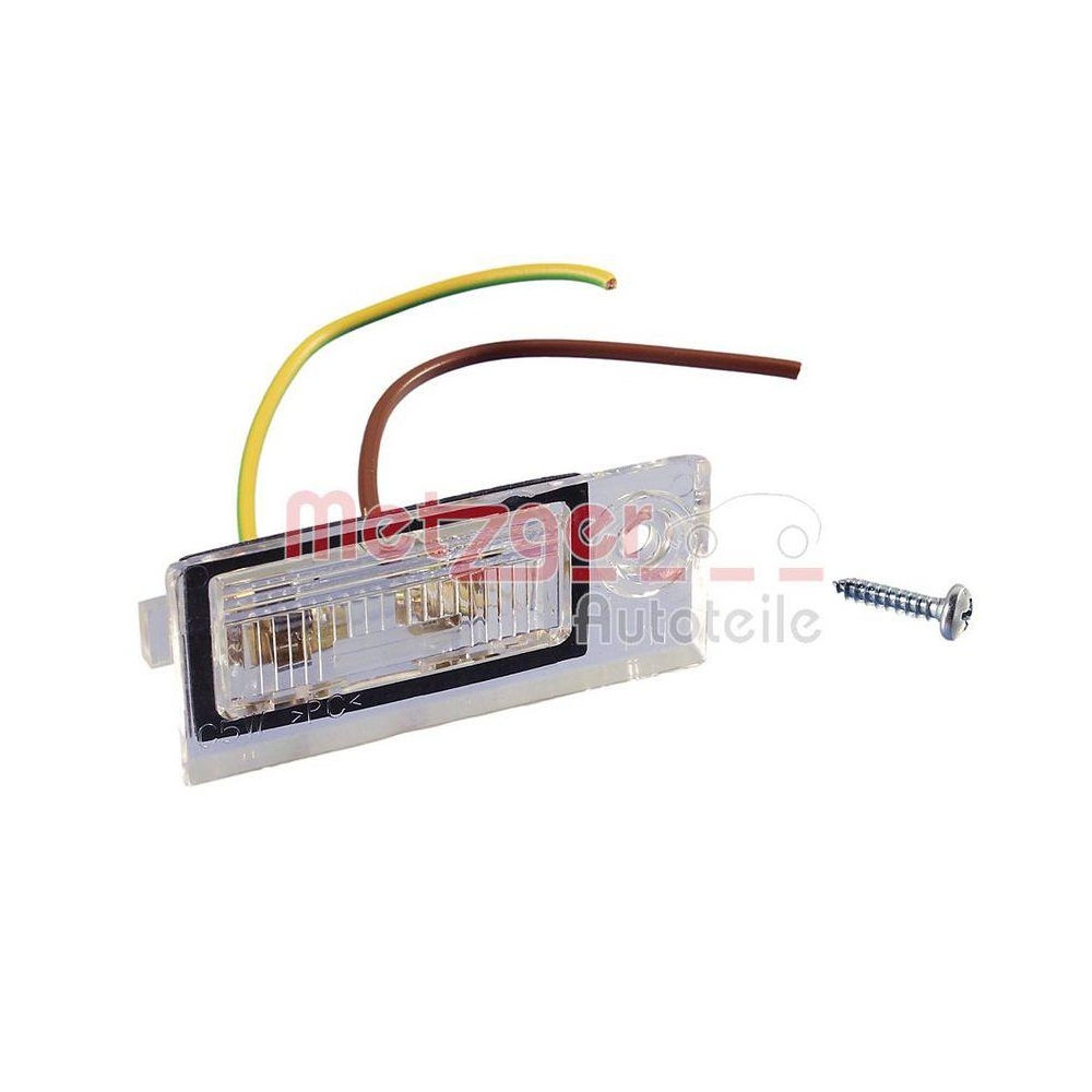 Kennzeichenleuchte METZGER 2080003 GREENPARTS für AUDI, links