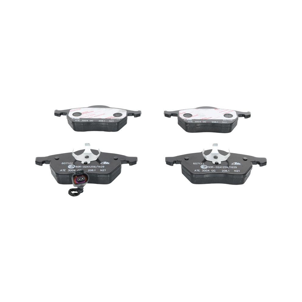 Bremsbelagsatz, Scheibenbremse ATE 13.0460-7122.2 f&uuml;r SEAT SKODA VAG