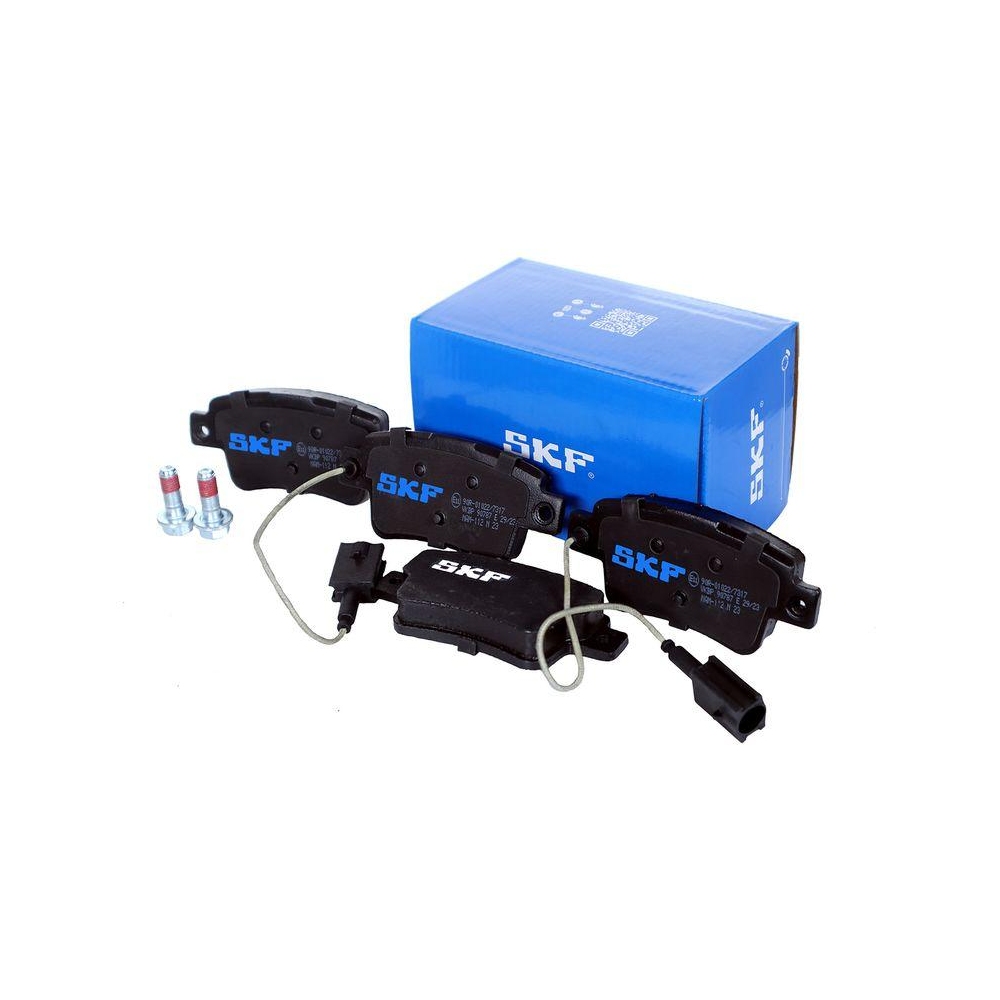 Bremsbelagsatz, Scheibenbremse SKF VKBP 90787 E f&uuml;r FIAT ABARTH, Hinterachse