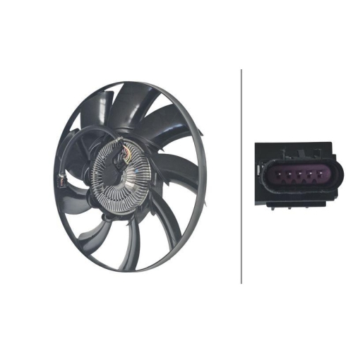HELLA 8MV 366 438-361 L&uuml;fter, Motork&uuml;hlung f&uuml;r LAND ROVER