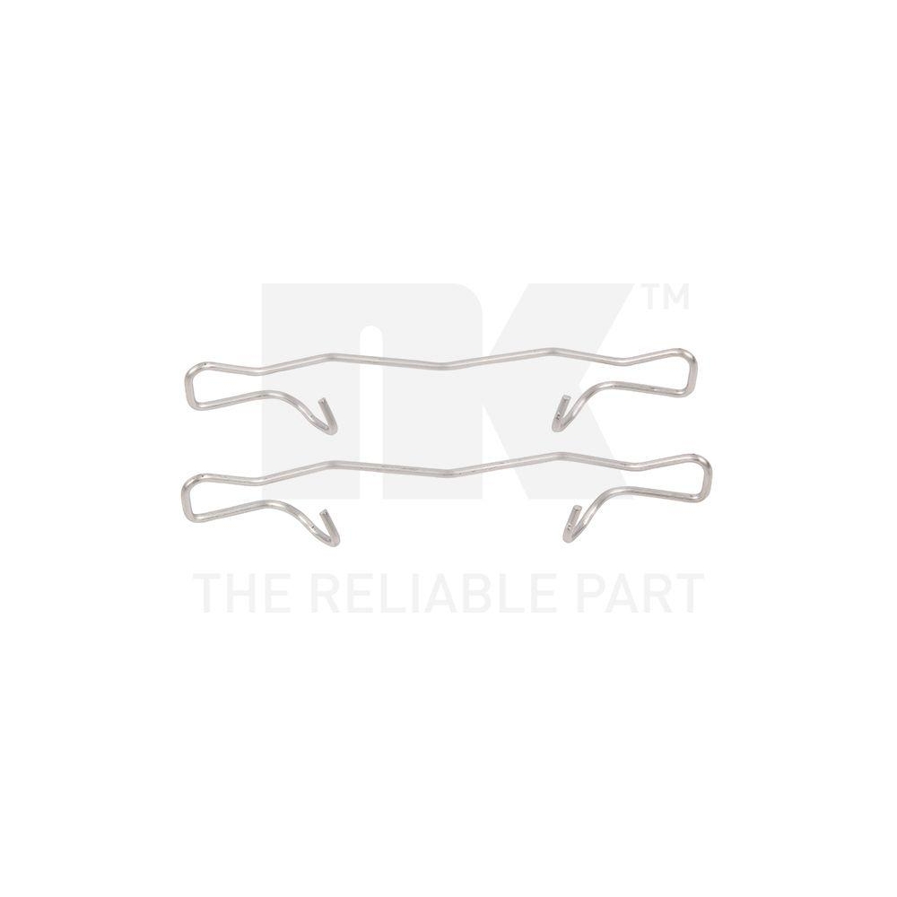 Zubehörsatz, Scheibenbremsbelag NK 79451755 für AUDI SEAT SKODA VW, Hinterachse