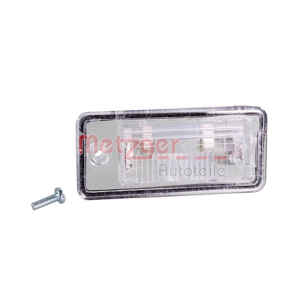 Kennzeichenleuchte METZGER 2080005 GREENPARTS für AUDI, links