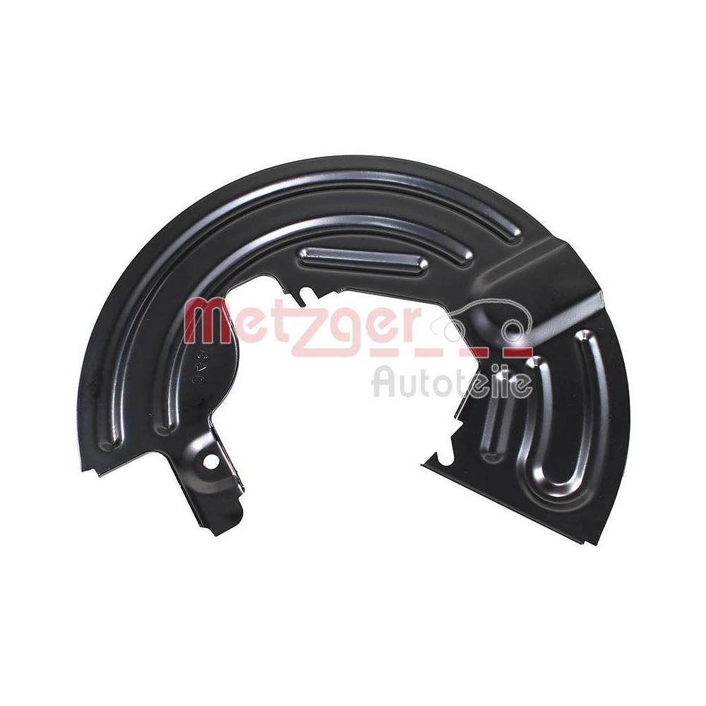 Spritzblech, Bremsscheibe METZGER 6115255 f&uuml;r RENAULT, Vorderachse links