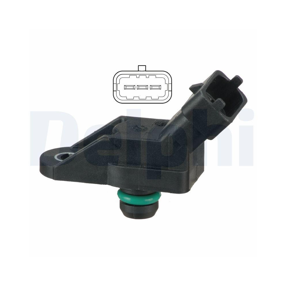 DELPHI PS10186 Sensor, Ladedruck f&uuml;r OPEL VAUXHALL GENERAL MOTORS