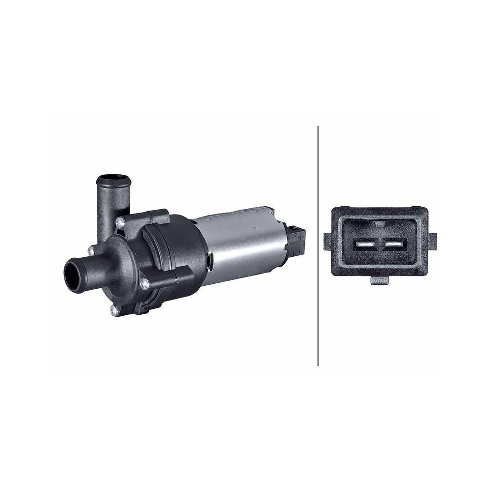 HELLA Zusatzwasserpumpe (K&uuml;hlwasserkreislauf) 8TW 358 313-421 f&uuml;r MERCEDES-BENZ