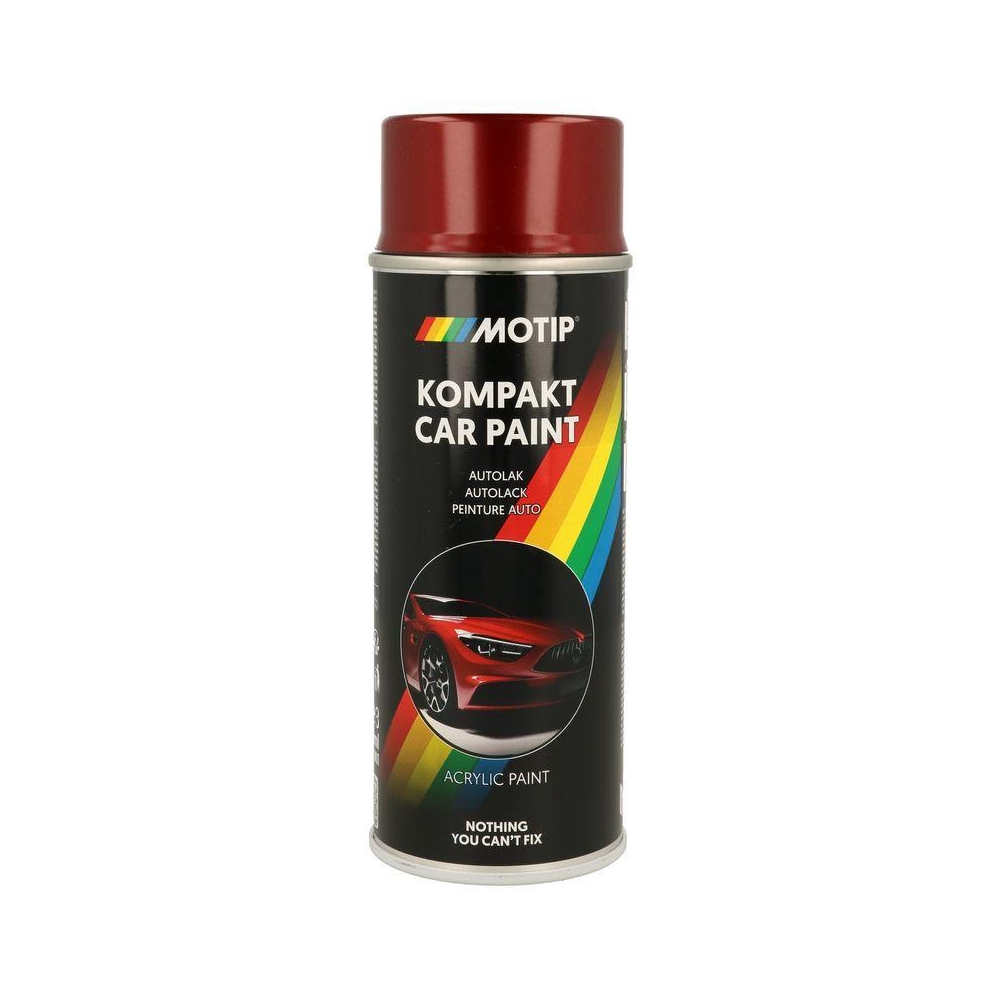 Fahrzeug-Kombinationslack MOTIP 51493 KOMPAKT AUTOLACK rot metallic 400 ml für