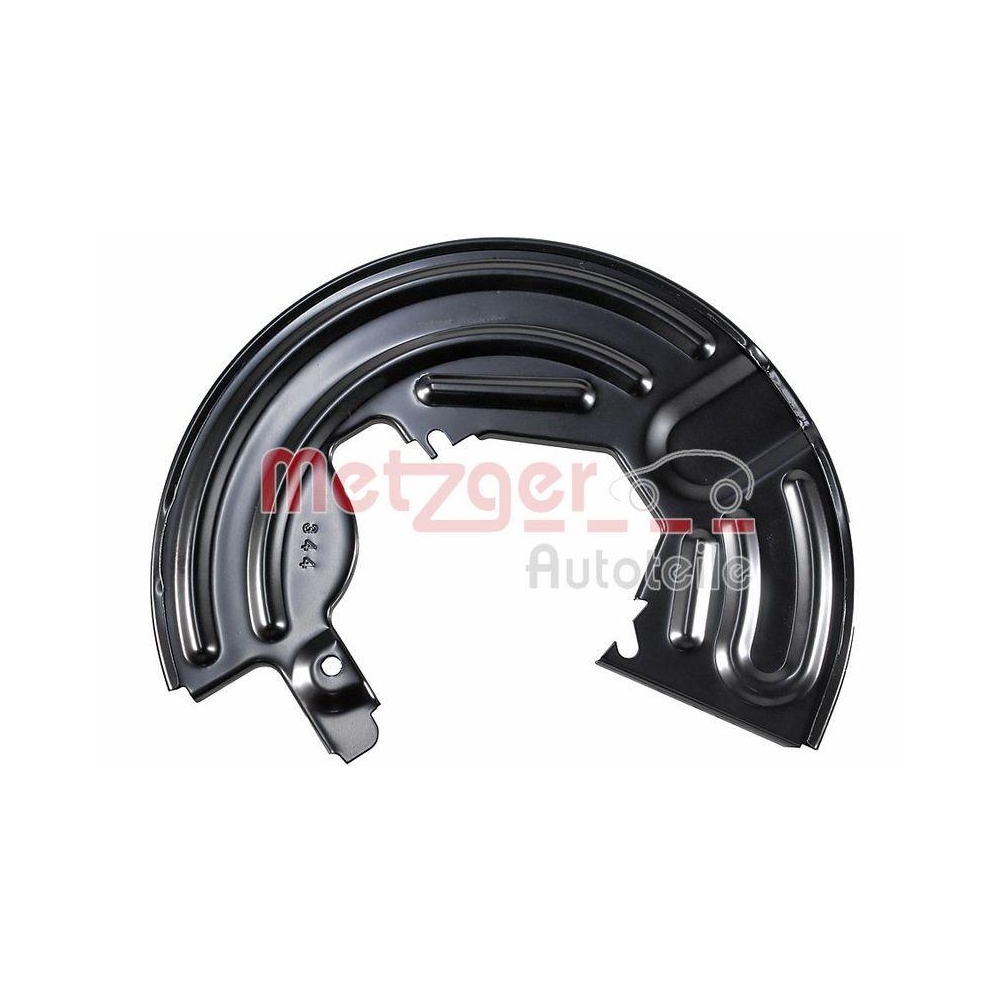 Spritzblech, Bremsscheibe METZGER 6115256 f&uuml;r RENAULT, Vorderachse rechts
