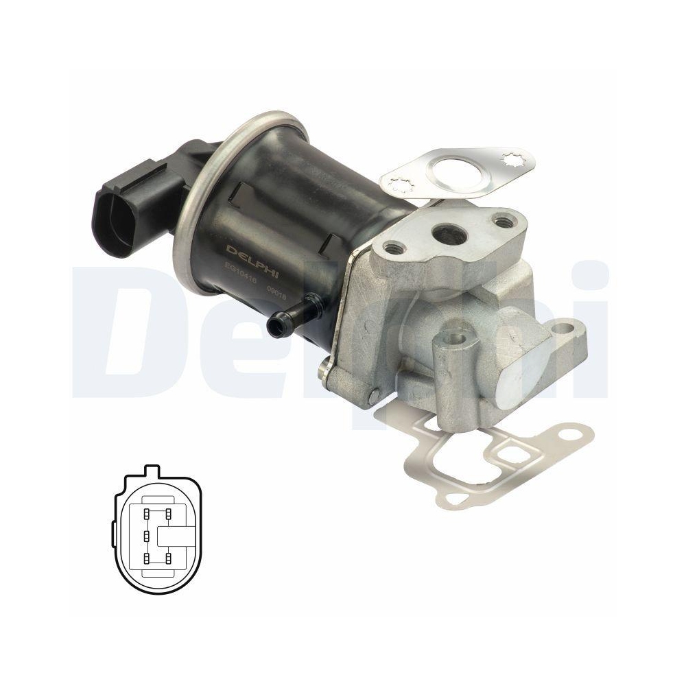 DELPHI EG10416-12B1 AGR-Ventil f&uuml;r AUDI SEAT SKODA VW VAG