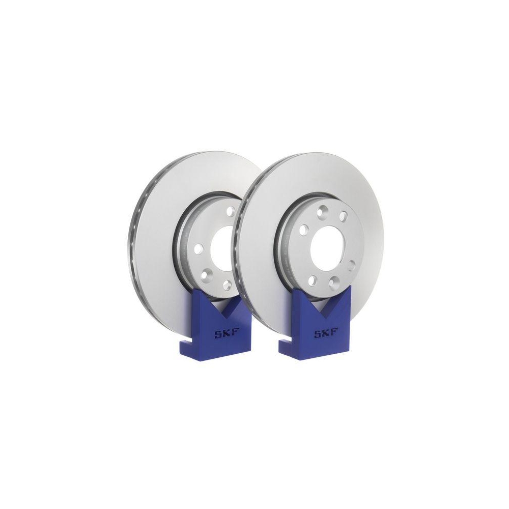 SKF VKBD 80004 V2 2 St&uuml;ck Bremsscheiben f&uuml;r LADA NISSAN RENAULT DACIA, Vorderachse