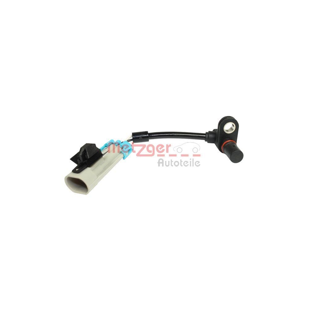 Sensor, Raddrehzahl METZGER 0900135 f&uuml;r OPEL GENERAL MOTORS, Vorderachse