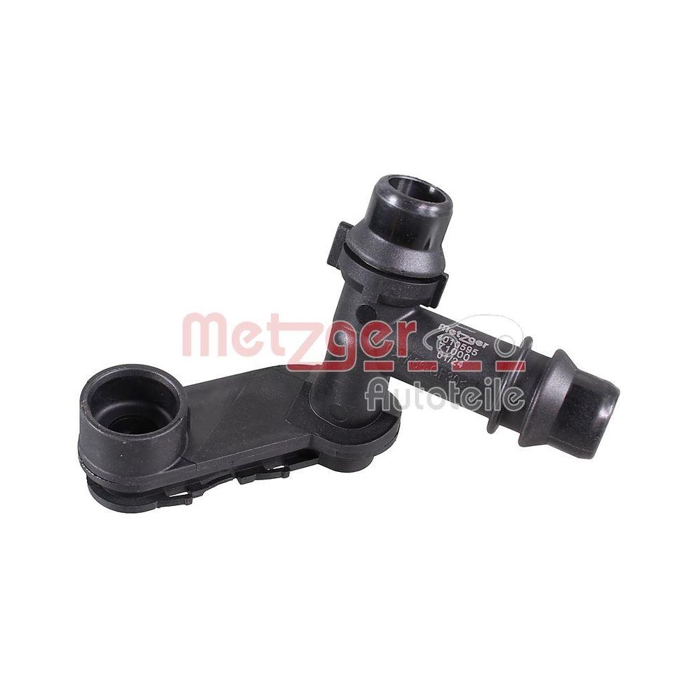 K&uuml;hlmittelflansch METZGER 4010595 f&uuml;r BMW, Motork&uuml;hler, links unten