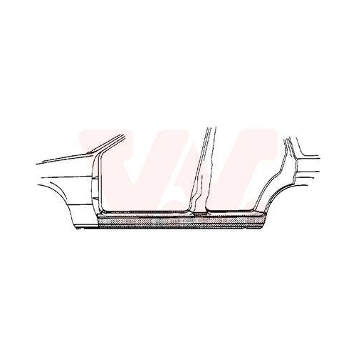 VAN WEZEL 3766103 Einstiegsblech f&uuml;r, links