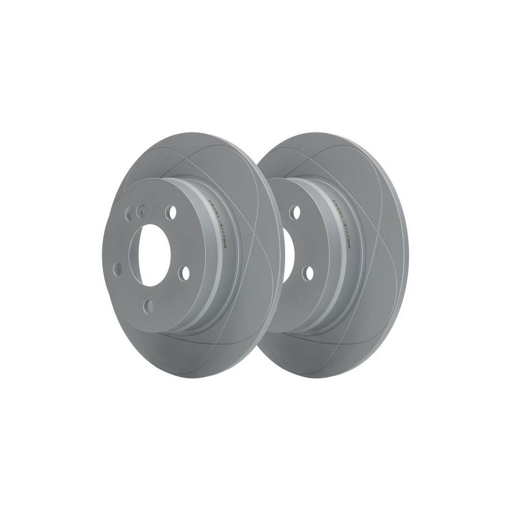 Bremsscheibe ATE 24.0309-0154.1 PowerDisc f&uuml;r MERCEDES-BENZ, Hinterachse