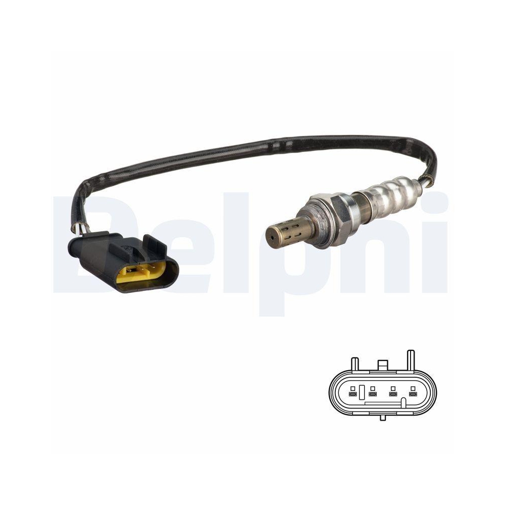 DELPHI ES21240-12B1 Lambdasonde f&uuml;r FORD, vor Katalysator