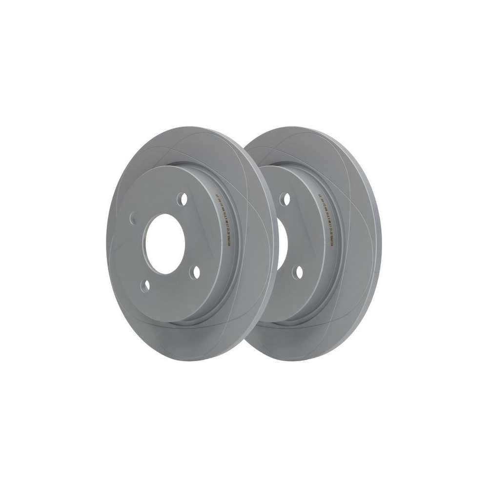 Bremsscheibe ATE 24.0310-0115.1 PowerDisc für FORD, Hinterachse