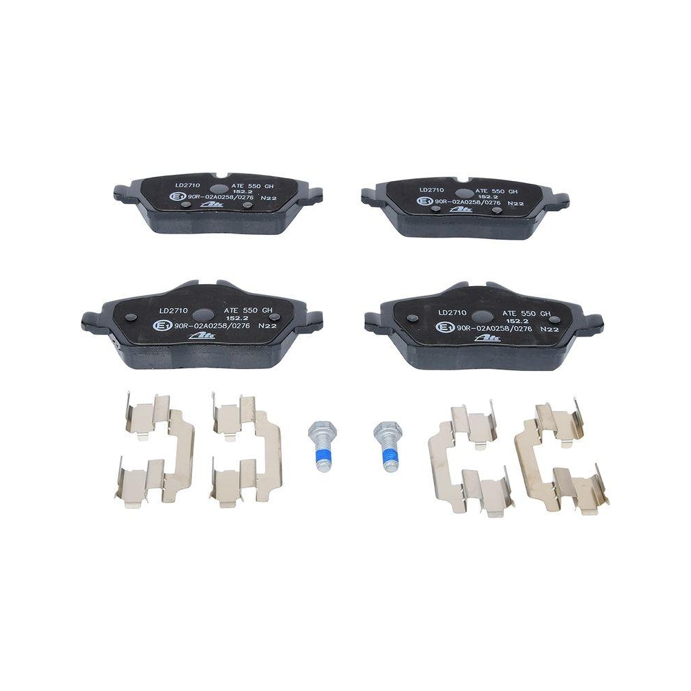 Bremsbelagsatz, Scheibenbremse ATE 13.0470-2710.2 ATE Ceramic f&uuml;r BMW MINI