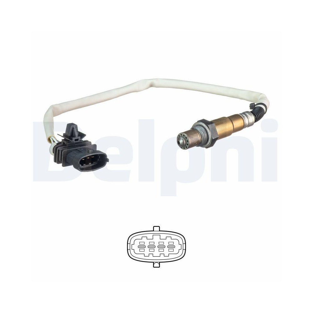 DELPHI ES21241-12B1 Lambdasonde f&uuml;r OPEL VAUXHALL, vor Katalysator