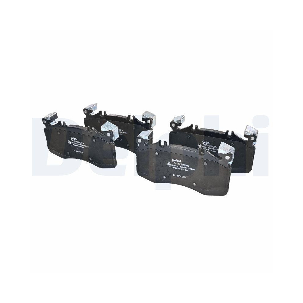 DELPHI LP3654 Bremsbelagsatz, Scheibenbremse f&uuml;r MERCEDES-BENZ, Vorderachse